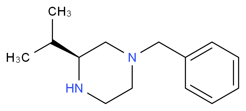 (S)-1-Benzyl-3-isopropylpiperazine_分子结构_CAS_324748-62-1)