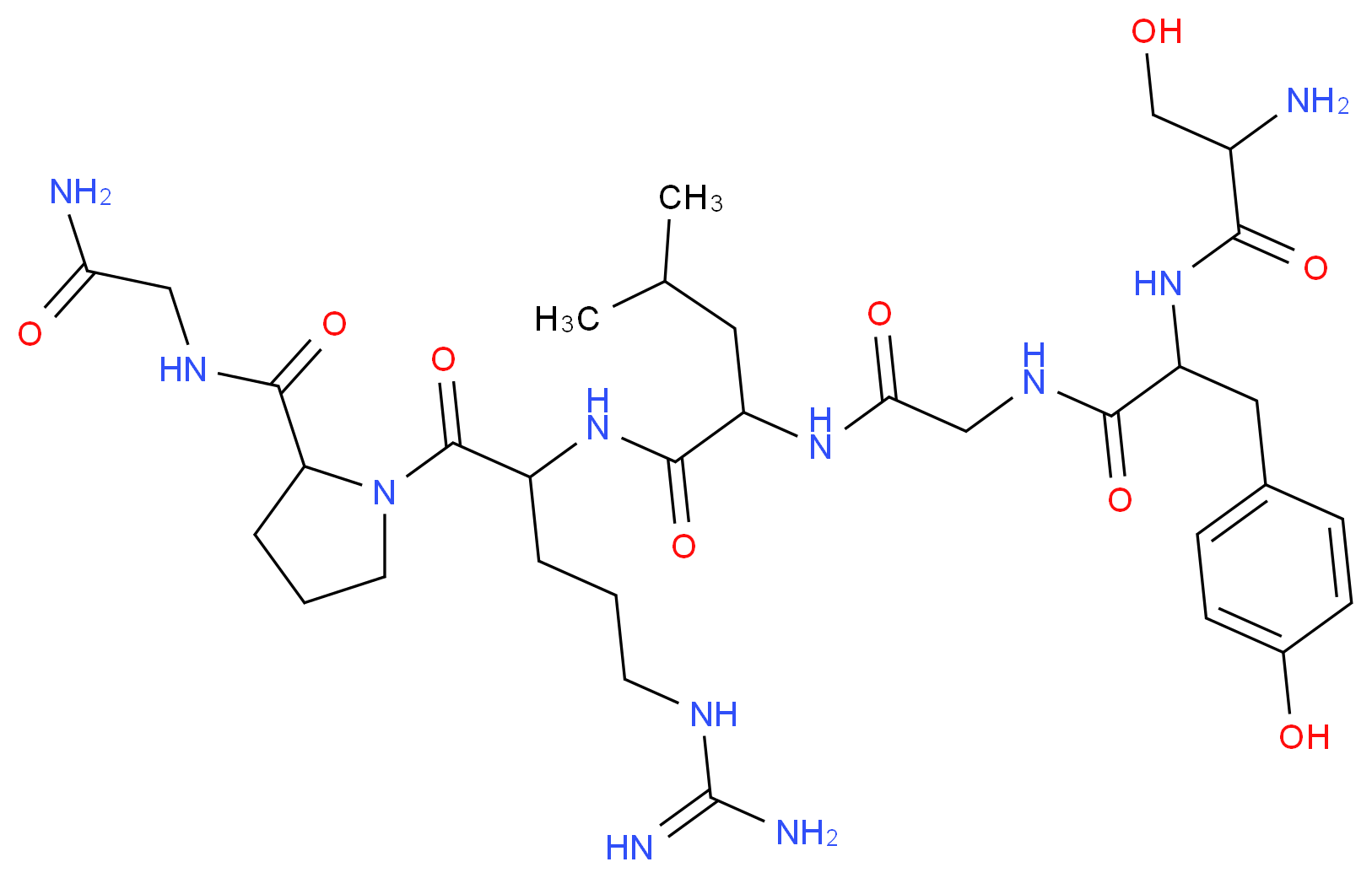 Luteinizing hormone releasing hormone Fragment 4-10_分子结构_CAS_51776-33-1)