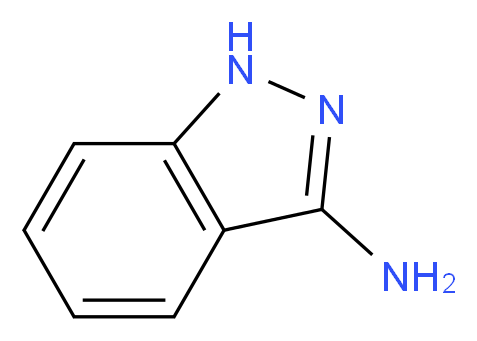 3-Amino-1H-indazole_分子结构_CAS_874-05-5)