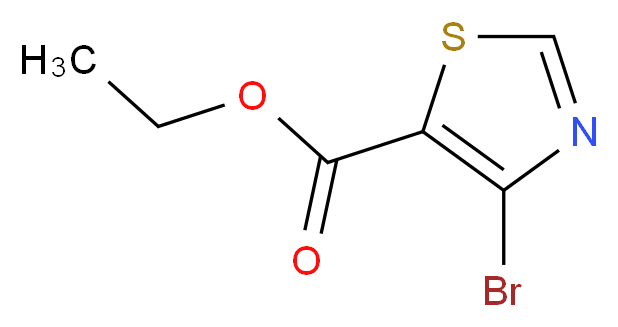 ethyl 4-bromo-1,3-thiazole-5-carboxylate_分子结构_CAS_152300-60-2