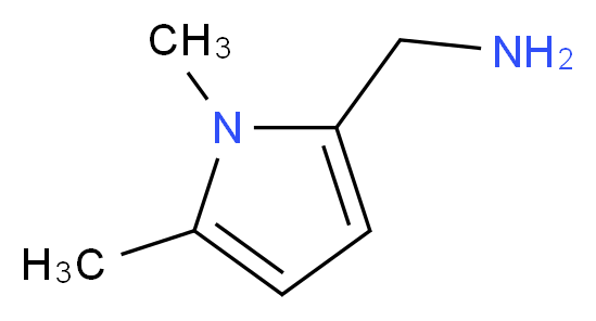 (1,5-dimethyl-1H-pyrrol-2-yl)methanamine_分子结构_CAS_118799-24-9