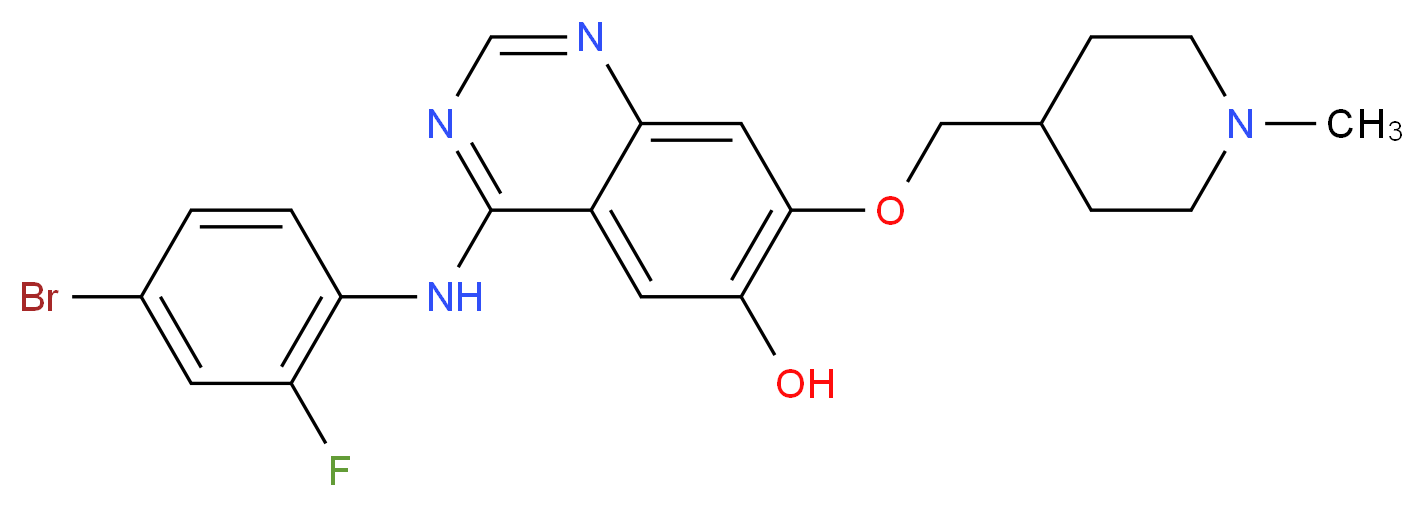 O-Demethyl Vandetanib_分子结构_CAS_910298-60-1)