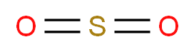 (oxo-λ<sup>4</sup>-sulfanylidene)oxidane_分子结构_CAS_7446-09-5