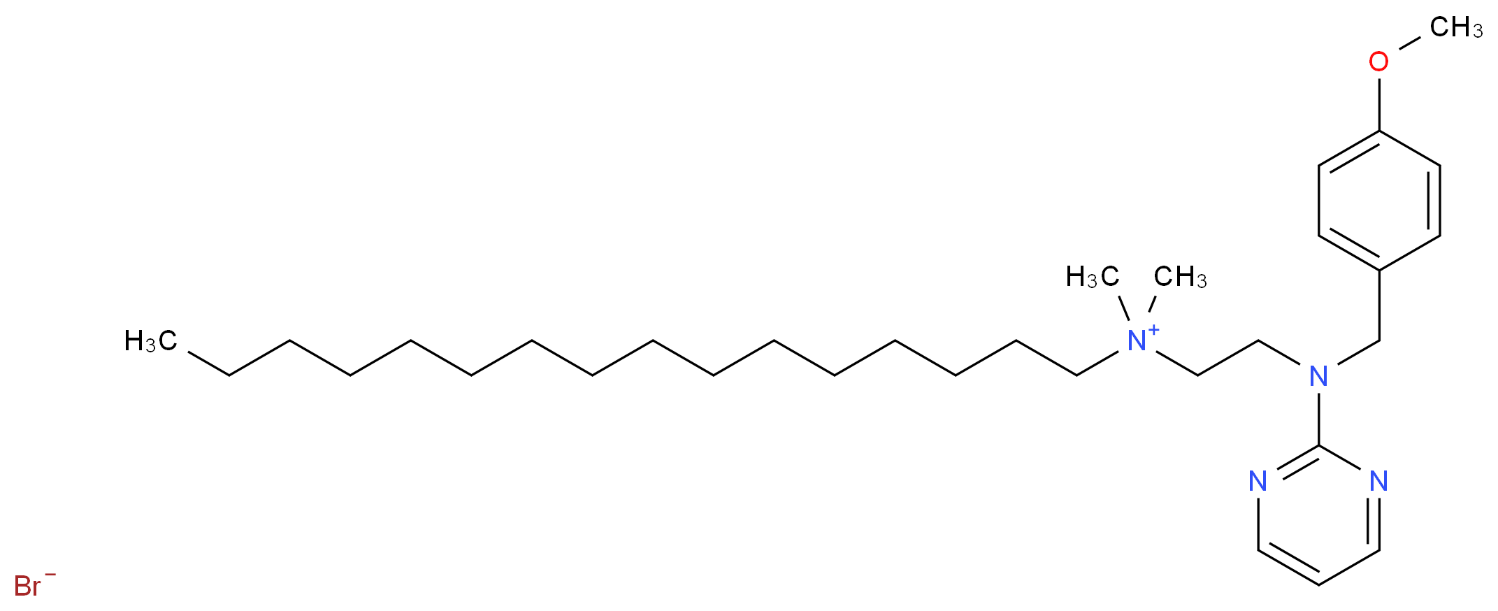 Thonzonium bromide_分子结构_CAS_553-08-2)