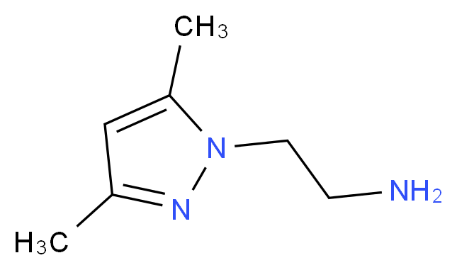 2-(3,5-DIMETHYL-PYRAZOL-1-YL)-ETHYLAMINE_分子结构_CAS_62821-88-9)