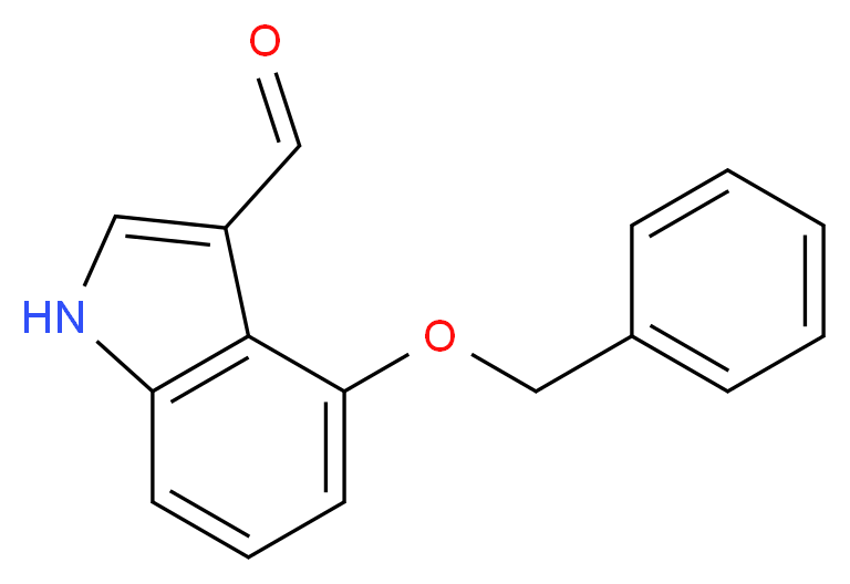 4-Benzyloxyindole-3-carbaldehyde_分子结构_CAS_7042-71-9)
