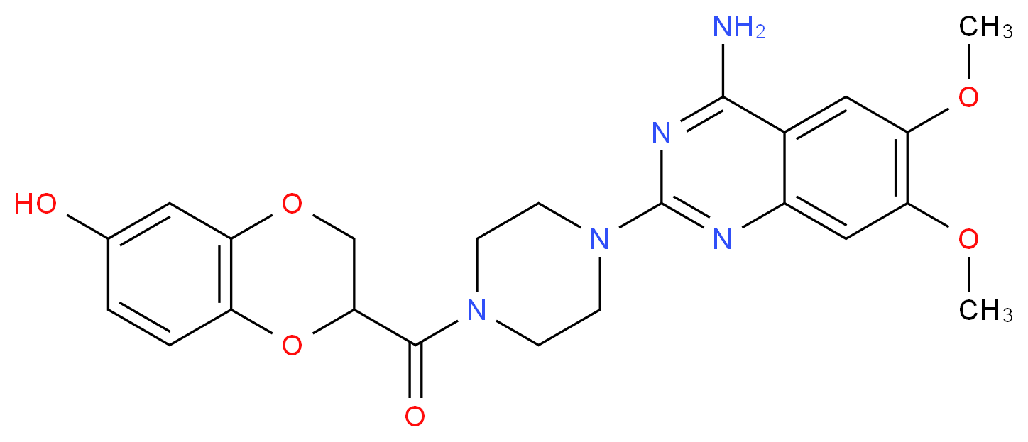 7'-Hydroxy Doxazosin_分子结构_CAS_102932-28-5)