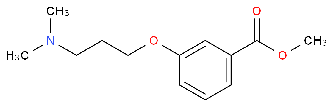 methyl 3-[3-(dimethylamino)propoxy]benzoate_分子结构_CAS_921938-75-2)