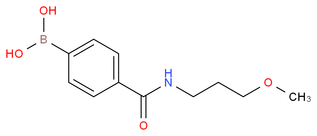4-(3-Methoxypropylcarbamoyl)benzeneboronic acid 98%_分子结构_CAS_913835-85-5)