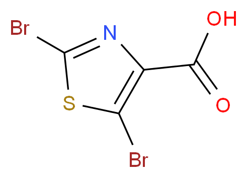 2,5-dibromo-1,3-thiazole-4-carboxylic acid_分子结构_CAS_943735-44-2)