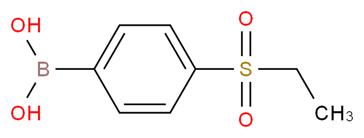 4-(Ethylsulfonyl)phenylboronic acid_分子结构_CAS_352530-24-6)