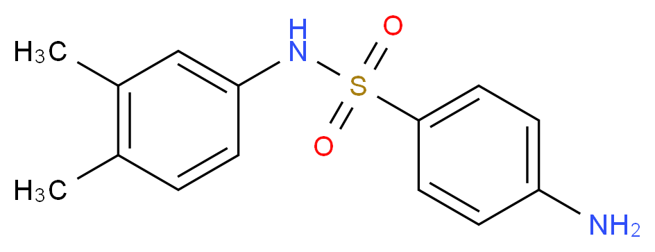 4-Amino-N-(3,4-dimethylphenyl)benzenesulfonamide_分子结构_CAS_20555-67-3)