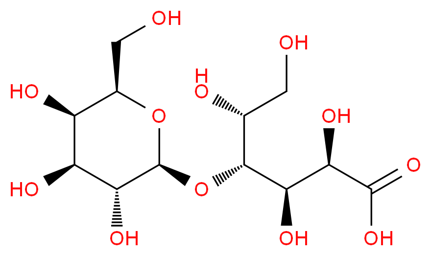 Lactobionic acid_分子结构_CAS_96-82-2)