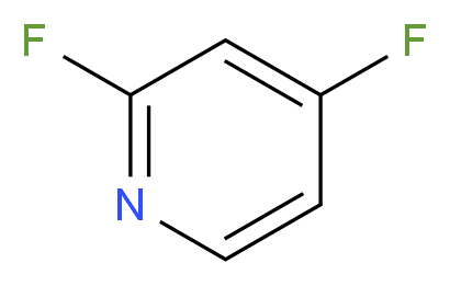 2,4-二氟吡啶_分子结构_CAS_34941-90-7)