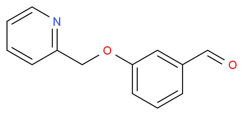 3-(Pyridin-2-ylmethoxy)-benzaldehyde_分子结构_CAS_158257-82-0)