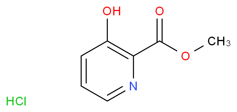 methyl 3-hydroxypicolinate hydrochloride_分子结构_CAS_62733-99-7)