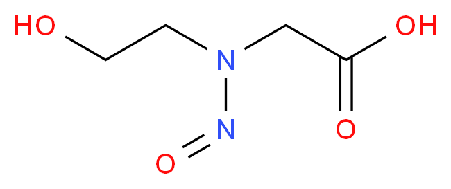 N-Nitroso(2-hydroxyethyl)glycine_分子结构_CAS_80556-89-4)