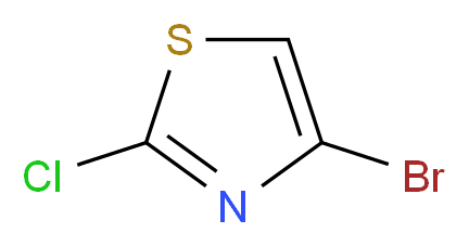 4-bromo-2-chloro-1,3-thiazole_分子结构_CAS_92977-45-2