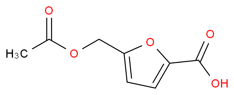 5-Acetoxymethyl-2-furancarboxylic Acid_分子结构_CAS_90345-66-7)