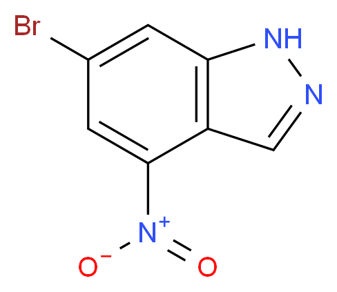 6-Bromo-4-nitro-1H-indazole 95%_分子结构_CAS_885518-46-7)