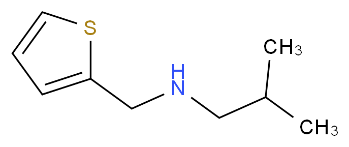 2-methyl-N-(2-thienylmethyl)-1-propanamine_分子结构_CAS_58924-52-0)