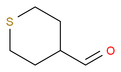 thiane-4-carbaldehyde_分子结构_CAS_50675-19-9