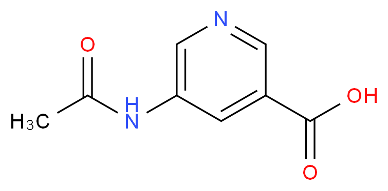 5-Acetamidonicotinic acid 98%_分子结构_CAS_82817-65-0)