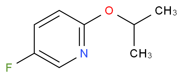 5-Fluoro-2-isopropoxypyridine_分子结构_CAS_1305322-99-9)