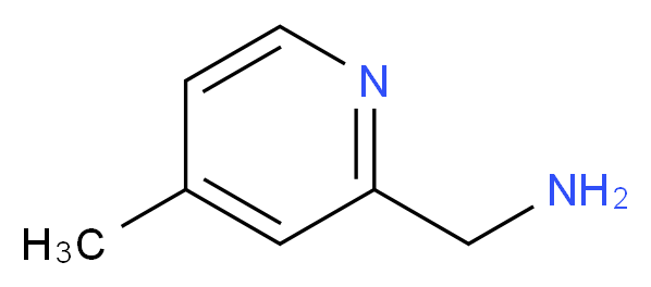 2-(Aminomethyl)-4-methylpyridine 95%_分子结构_CAS_129768-95-2)