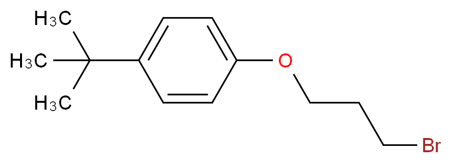 1-(3-bromopropoxy)-4-tert-butylbenzene_分子结构_CAS_3245-63-4)