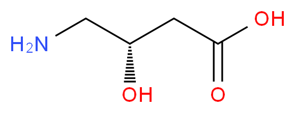 (3S)-4-amino-3-hydroxybutanoic acid_分子结构_CAS_7013-05-0