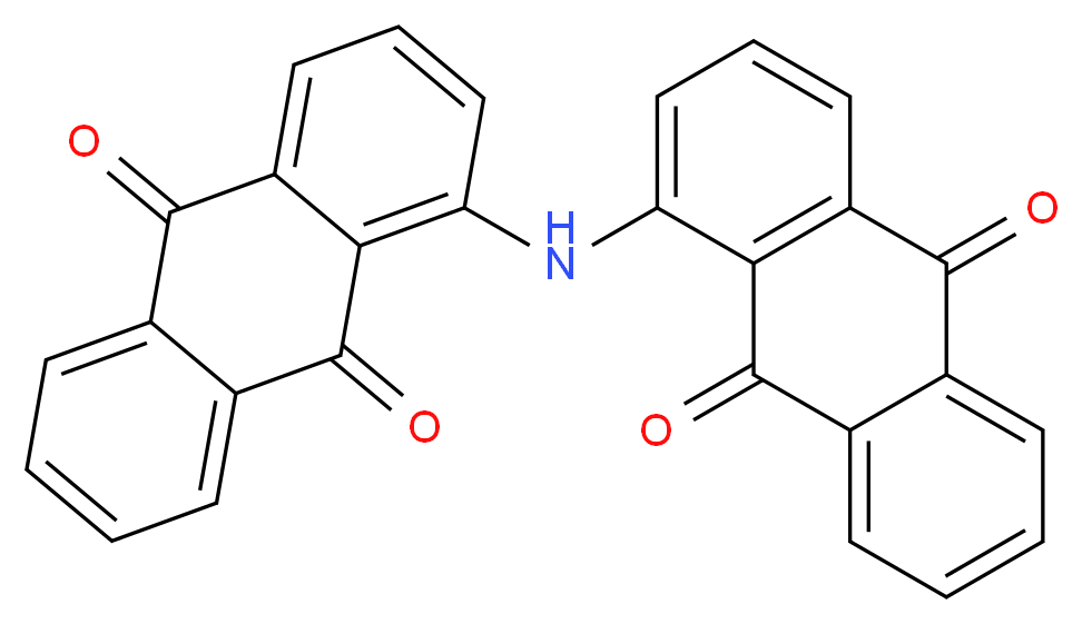 1-[(9,10-dioxo-9,10-dihydroanthracen-1-yl)amino]-9,10-dihydroanthracene-9,10-dione_分子结构_CAS_82-22-4