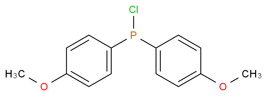 双(4-甲氧基苯基)氯化膦_分子结构_CAS_13685-30-8)