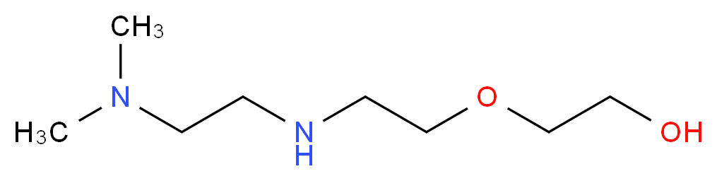 2-(2-{[2-(dimethylamino)ethyl]amino}ethoxy)ethan-1-ol_分子结构_CAS_)
