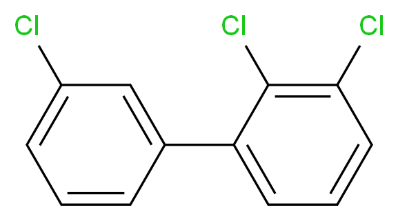 2,3,3′-三氯联苯_分子结构_CAS_38444-84-7)