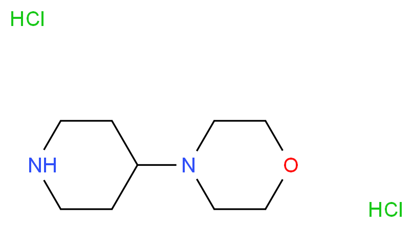 4-(piperidin-4-yl)morpholine dihydrochloride_分子结构_CAS_550370-31-5