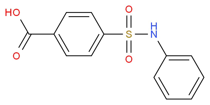 4-(phenylsulfamoyl)benzoic acid_分子结构_CAS_6314-72-3