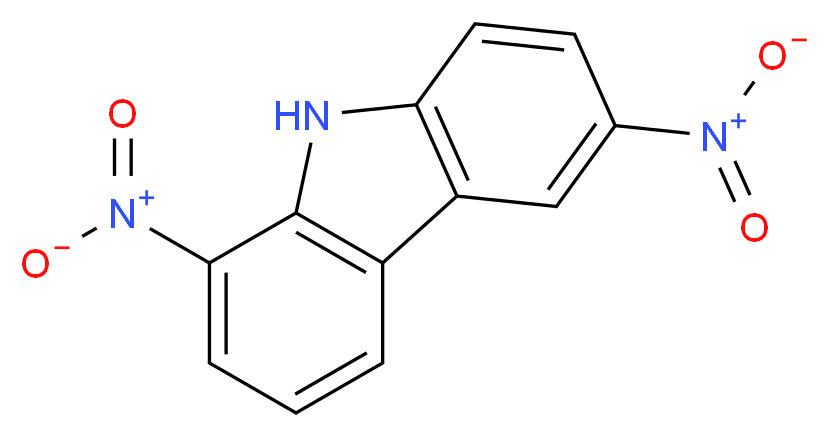 1,6-dinitro-9H-carbazole_分子结构_CAS_3062-57-5