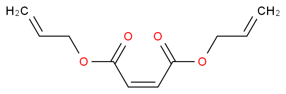 1,4-bis(prop-2-en-1-yl) (2Z)-but-2-enedioate_分子结构_CAS_999-21-3
