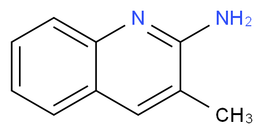 3-methylquinolin-2-amine_分子结构_CAS_74844-99-8