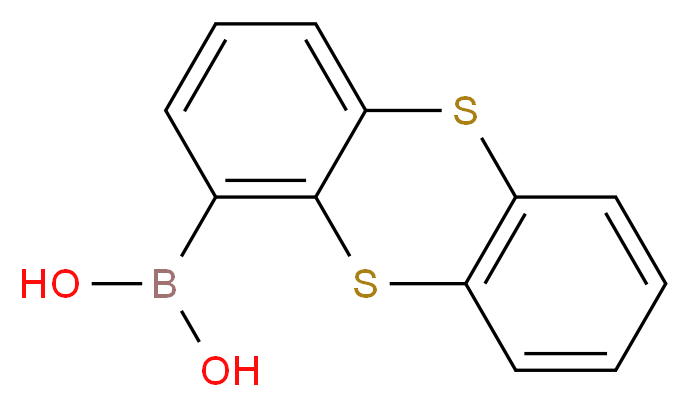 1-噻蒽硼酸_分子结构_CAS_108847-76-3)