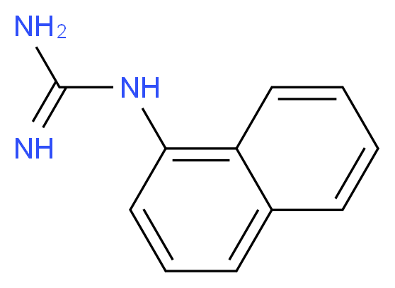 N-1-naphthylguanidine_分子结构_CAS_46273-15-8)