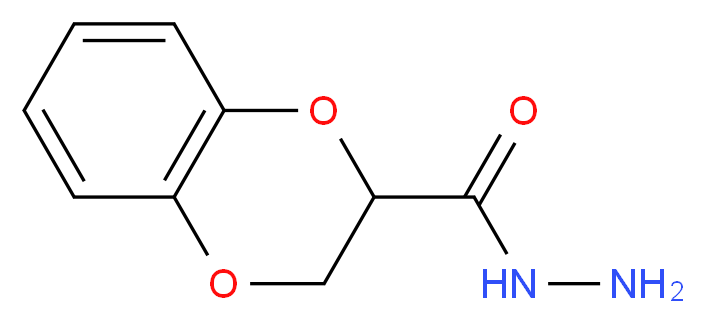 1,4-Benzodioxan-2-carbohydrazide_分子结构_CAS_)