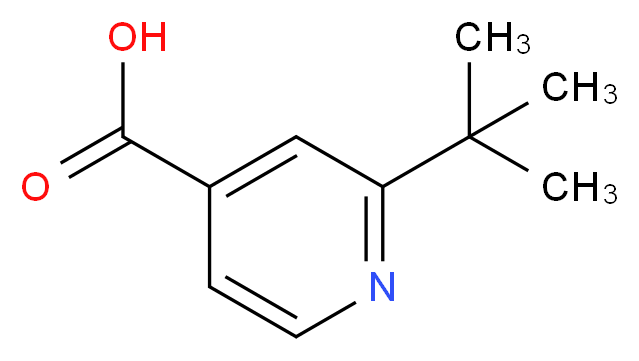 2-tert-butylpyridine-4-carboxylic acid_分子结构_CAS_91940-84-0