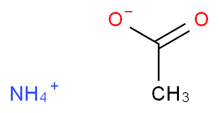 ammonium acetate_分子结构_CAS_631-61-8