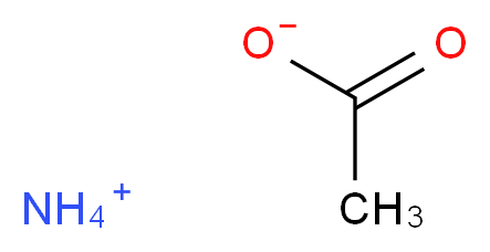 AMMONIUM ACETATE 7.5 M SOLUTION_分子结构_CAS_631-61-8)