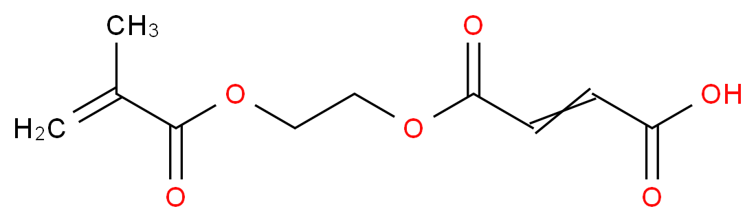 4-(2-(Methacryloyloxy)ethoxy)-4-oxobut-2-enoic acid_分子结构_CAS_51978-15-5)