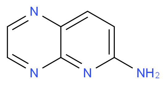 pyrido[2,3-b]pyrazin-6-amine_分子结构_CAS_65257-68-3
