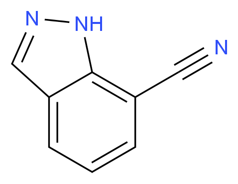 1H-indazole-7-carbonitrile_分子结构_CAS_256228-64-5