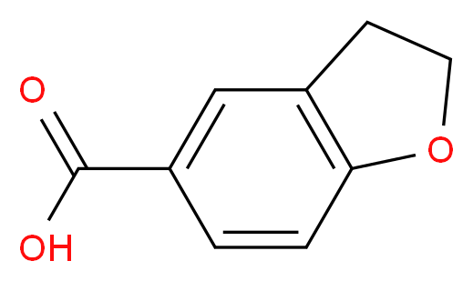 2,3-Dihydrobenzofuran-5-carboxylic acid_分子结构_CAS_76429-73-7)